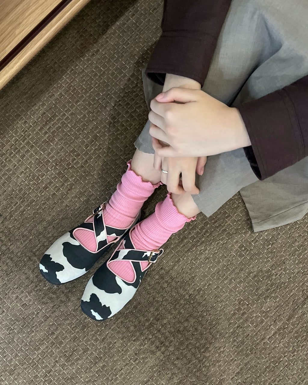 Momo Shoes Black White [NEW]