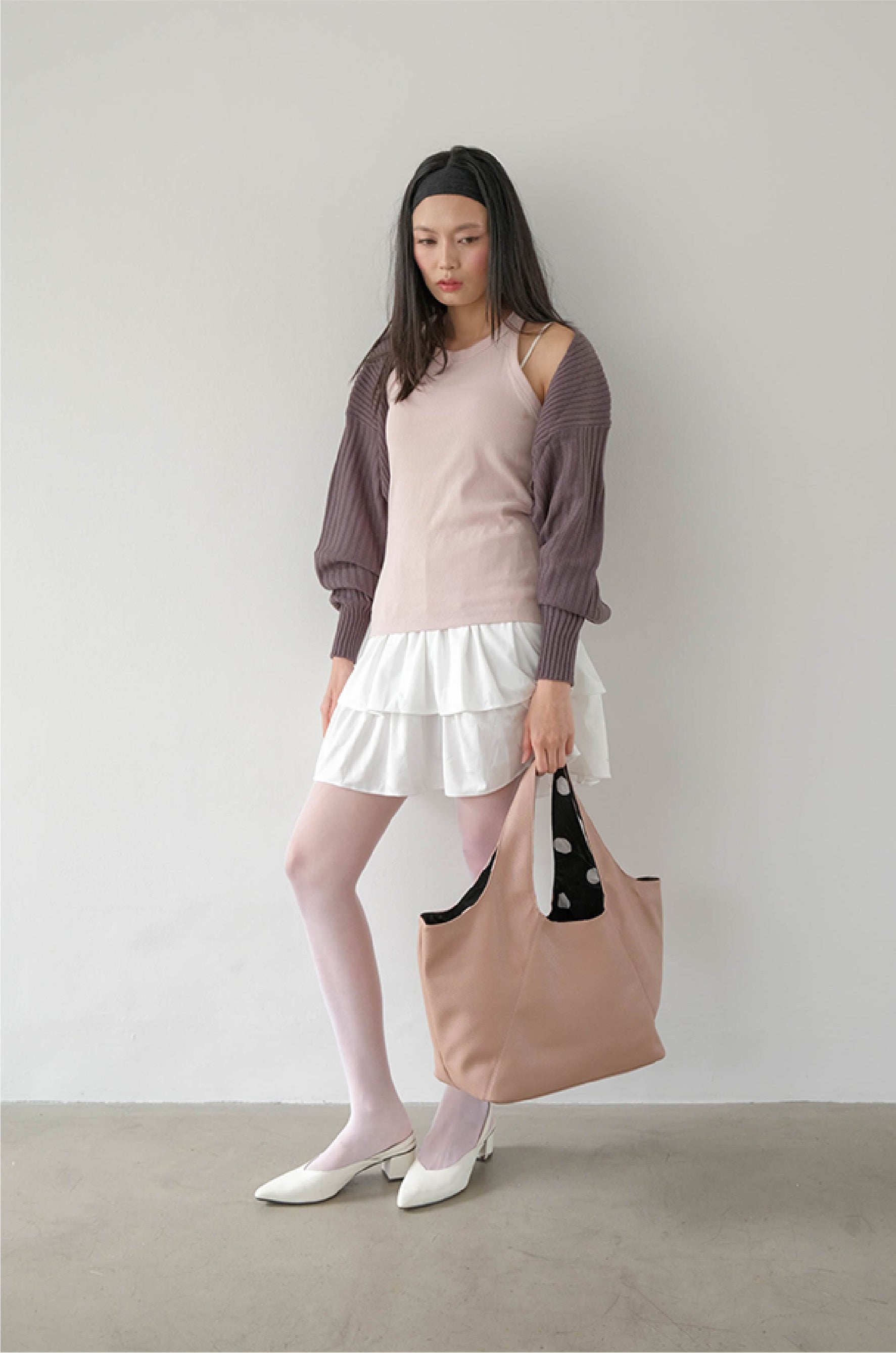 Dotty Dusty Pink