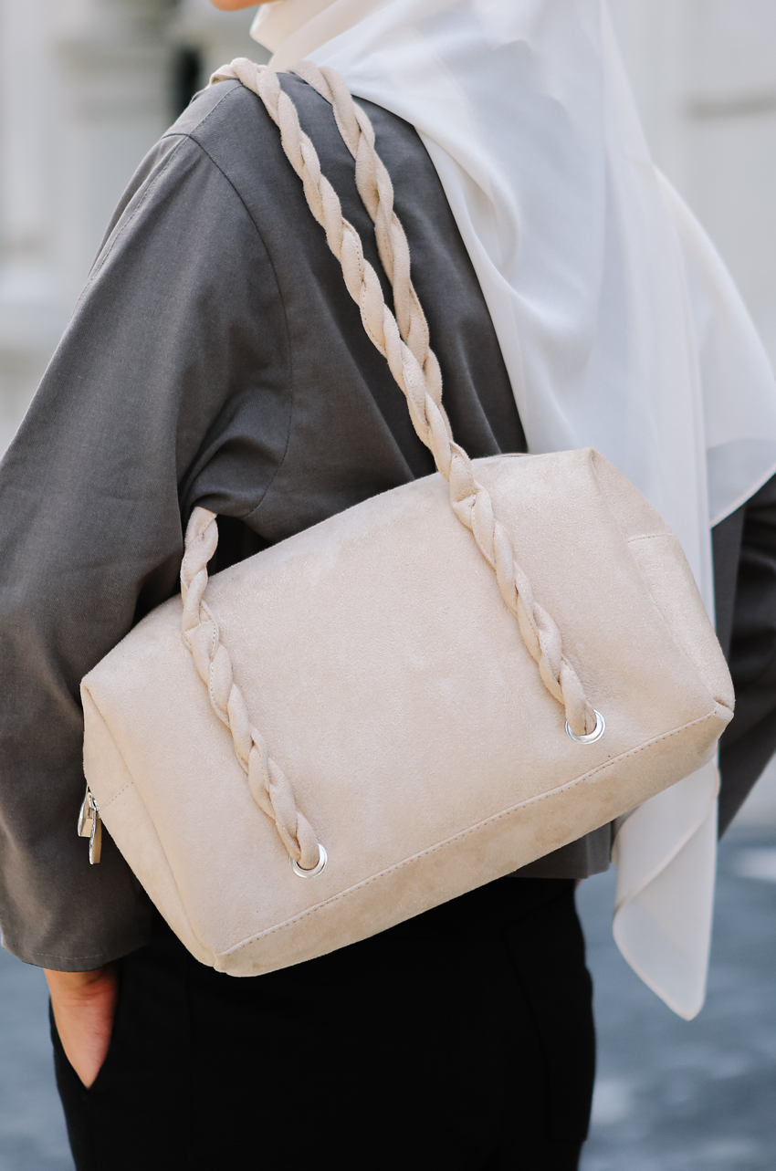 Kina Bags Suede Beige