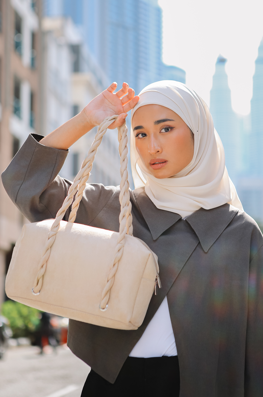 Kina Bags Suede Beige