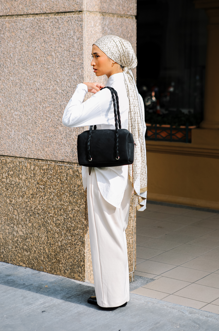 Kina Bags Suede Black