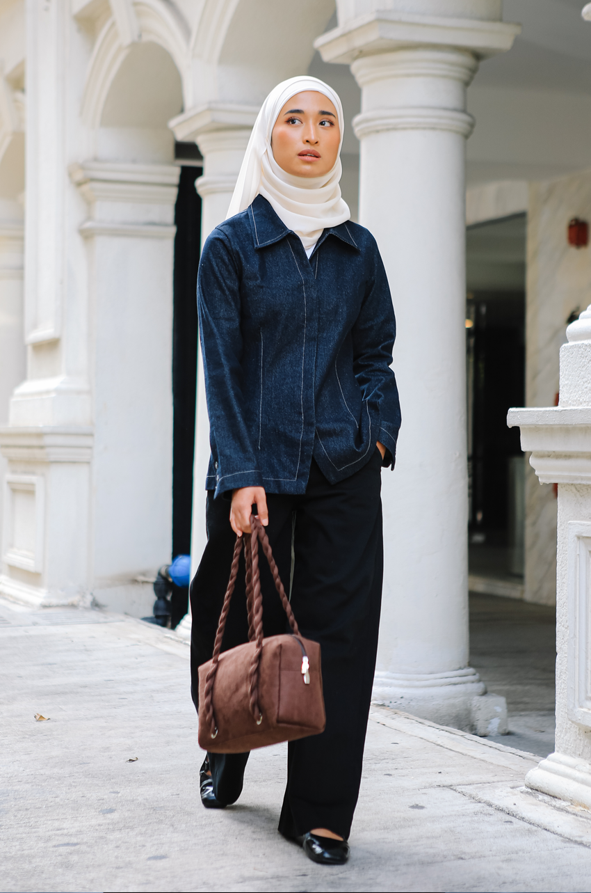 Kina Bags Suede Brown