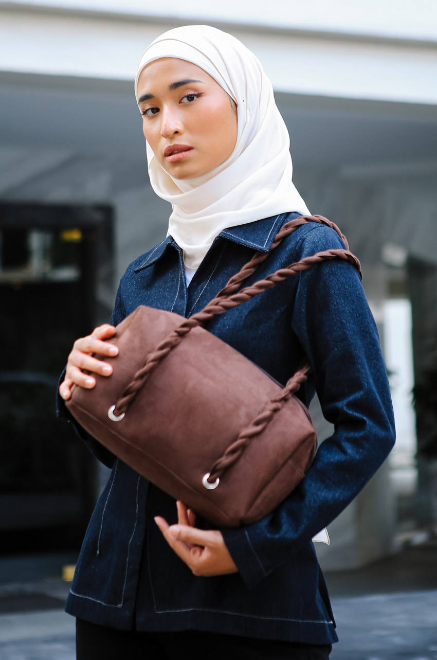Kina Bags Suede Brown