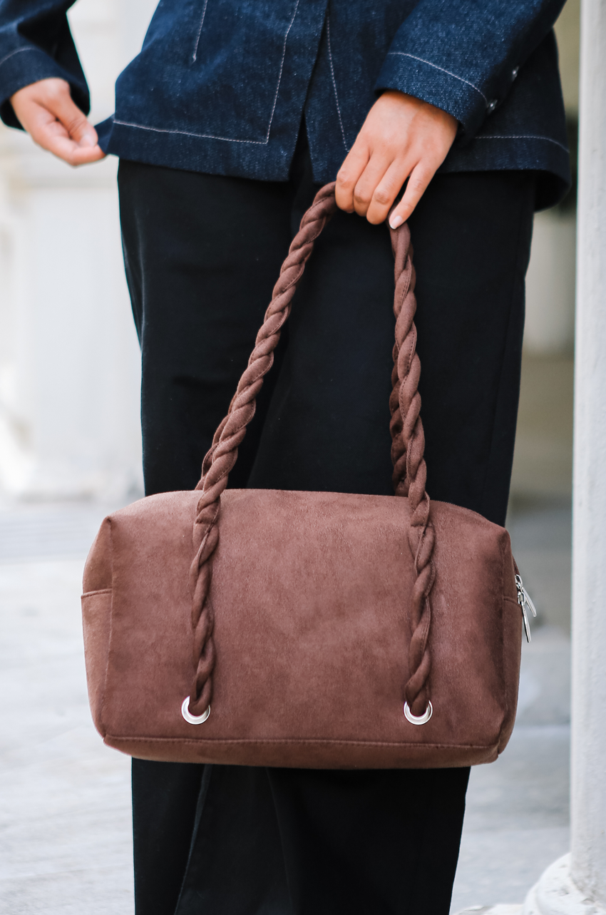 Kina Bags Suede Brown