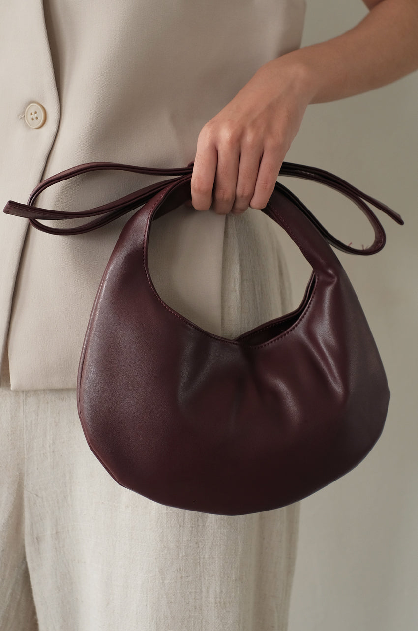 Nubuk Bags x Ana Octarina - Orby Mini in Maroon