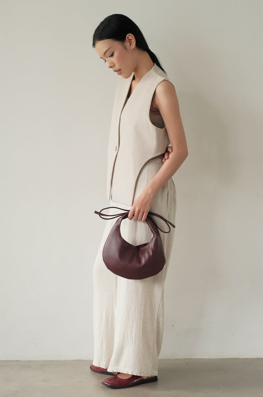 Nubuk Bags x Ana Octarina - Orby Mini in Maroon