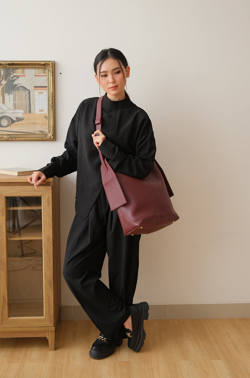 Kano Leather Maroon