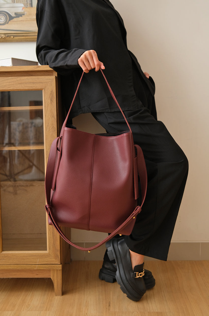 Kano Leather Maroon