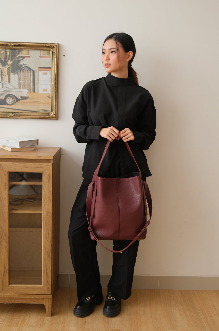 Kano Leather Maroon