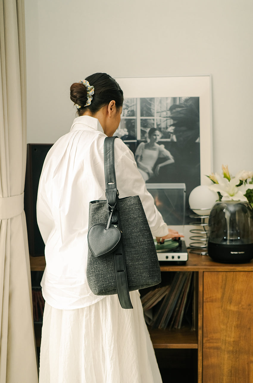 Nubuk Bags x Sheila Arief - Lei Black (No Hearth Pouch)