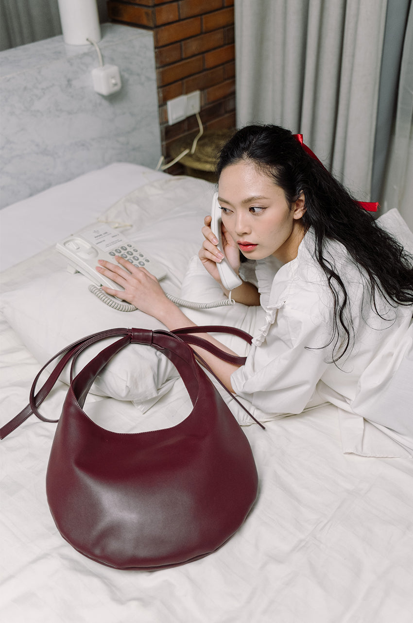 Orby Maroon – Nubuk Bags